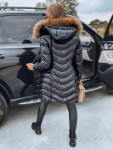 Dámsky zimný kabát bunda PREMIUM black Dstreet TY3024
