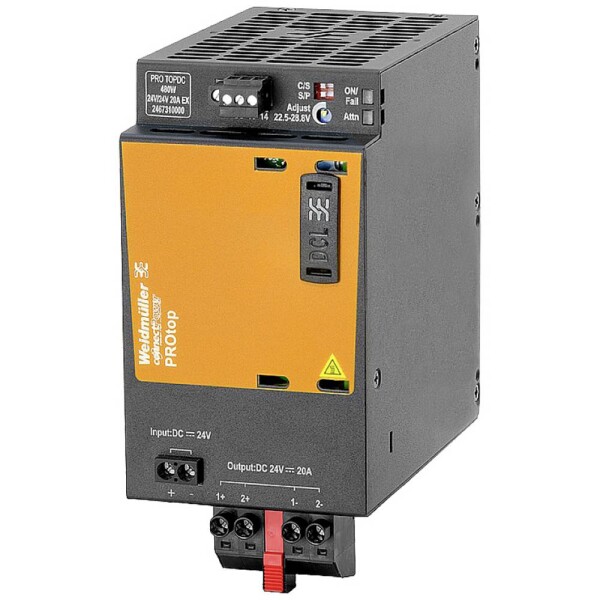Weidmüller PRO TOPDC 24V/24V 20A EX DC / DC menič napätia 28.8 V 20 A 480 W; 2467310000
