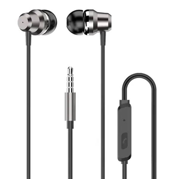Dudao X10 PRO drôtové slúchadlá do uší čierna / s mikrofónom / 3,5 mm mini jack / kábel 1.2 m (204522)