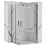 REA/S - Sprchovací kút Molier dvere/dvere 80x90 MOLDD080090