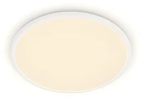 Philips SuperSlim CL550 bílá / Stropní svítidlo / LED / 36W / 2700K / O 55 cm (929002667201)