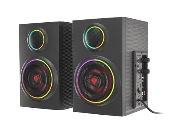 Genesis Helium 300BT ARGB čierna / Reproduktory / 24W / Bluetooth 5.0 / USB / minijack 3.5mm (NCS-1716)