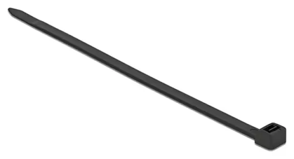 DeLock čierna / Sťahovacie pásky / 800 × 8,8 mm / nylon / 10 ks (19644)