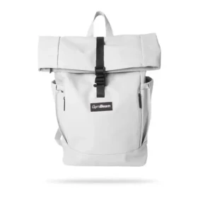 Batoh Rolltop White - GymBeam (biela) (109900-1-single_variant)