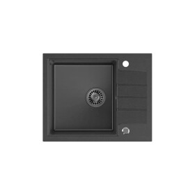 Dřez Quadron PETER116 černá nerez elem HCQP6250CZK PETER116BLNRZ