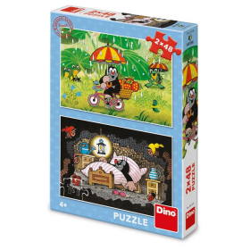 Dino Krtkov deň 2x48 Puzzle