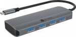 Icy Box IcyBox Stacja dokująca IB-DK4022a-CPD 6w1, HDMI,USB,PD