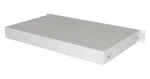 Lanberg 19" 1U šedá / Zásuvka do racku / hĺbka 270 mm / nosnosť 30 kg (AK-2002-S)