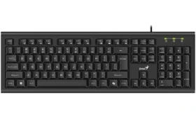 Genius KB-113 čierna / Drôtová klávesnica / Copilot / USB / CZ+SK layout (31300018403)