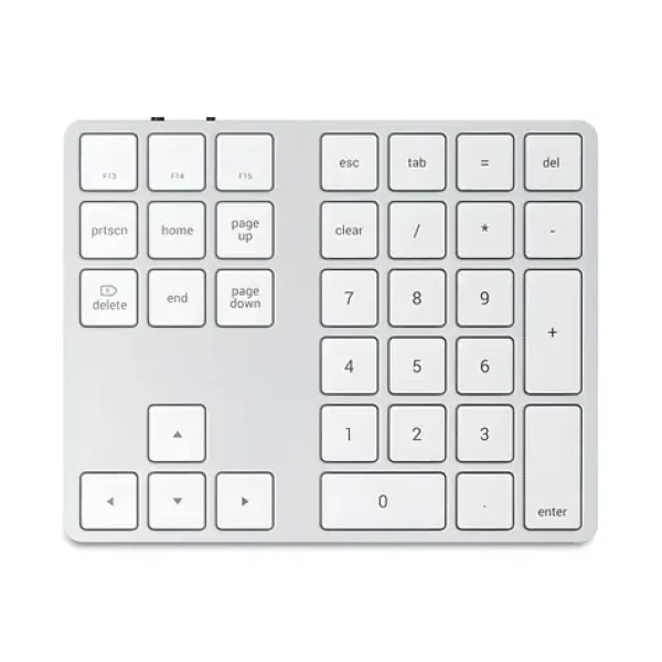 Satechi Extended Wireless Keypad strieborná / Bezdrôtová numerická klávesnica (ST-XLABKSDE)