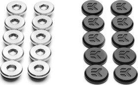 EK Water Blocks EK Water Blocks EK-Quantum Torque Verschlussstopfen G1/4 Zoll - mit EKWB Logo 10er Pack, schwarz