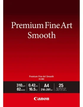Canon FA-SM2 Premium Fine Art Smooth biely / Fotopapier / matný / A4 / 310 g/m2 / 25 ks (1711C011)