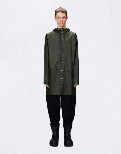 Rains Long Jacket 03 Green S