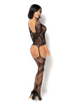 Bodystocking Esmeralda - BEAUTY NIGHT FASHION černá S/L