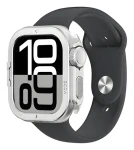 AmazingThing Titan Pre strieborná / Ochranný kovový kryt / Apple Watch 11 46 mm / hliníkový
