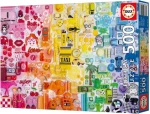 Educa Puzzle Farebná koláž