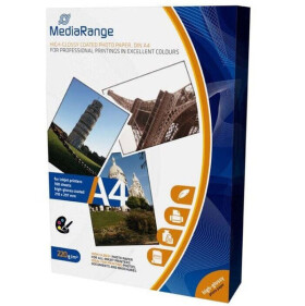 MediaRange A4 lesklý fotopapier 100 listov 220g / atrament (MRINK103)