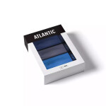 Pánske boxerky 3 balenia 011 modré - Atlantic vícebarevná XL