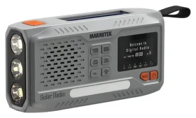 Marmitek RESQ 100 svetlo šedá / Outdoorové rádio / Bluetooth 5.3 / LCD displej / USB-C / batéria 4500 mAh (25008643)