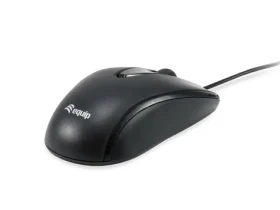 Equip kompaktná myš USB-C čierna / Myš / drôtová / optická / 1200 DPI / 1,5 m (245116)