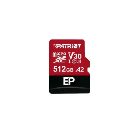Patriot EP A2 512GB / Pamäťová karta microSDXC / UHS-I U3 / V30 / A2 / Class 10 / 90/80 MB/s (PEF512GEP32MCX)