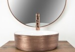 REA - Umývadlo na dosku Sami Brush Rose Gold REA-U3303