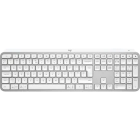 Logitech MX Keys S US biela / bezdrôtová klávesnica / USB-C / BT / US layout (920-011588)