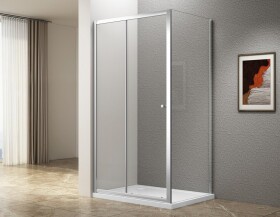 AQUALINE - UGGA obdĺžniková sprchová zástena 1400x900, sklo číre ATS140-02