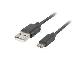 Lanberg Kábel USB-A 2.0 (M) - Micro USB-B (M) 3 m čierna / Kábel USB / rýchle nabíjanie 3.0 (CA-USBM-20CU-0030-BK)