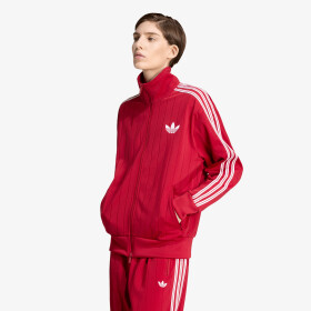 Mikina adidas Pinstripe Firebird Loose Tracktop Team Victory Red/ White/ Team Victory Red XL