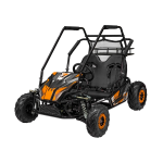 Mamido Detské benzínové autíčko Buggy LUCKY SEVEN oranžové