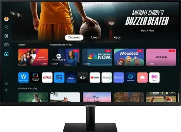 32" Samsung SMART M70D / VA / 3840 x 2160 / 16:9 / 4ms / 3000:1 / 300cd / 2xHDMI + USB-C (LS32DM700UUXEN)