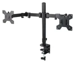 Esperanza ERW018 čierna / Stolný držiak pre 2 monitory / 10-27" / do 8 kg / VESA 75-100 (ERW018)