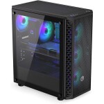 Endorfy Signum 300 ARGB čierna / Mid tower / ATX / 4x 120mm / 2x USB 3.0 / mesh panel / priehľadná bočníce / bez zdroja (EY2A006)