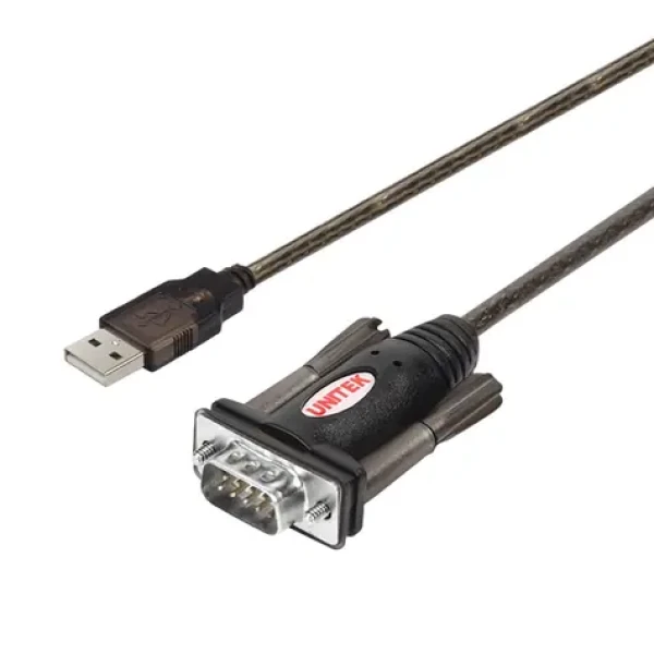 Unitek Y-105 čierna / Redukcia USB-A (M) - RS-232 DB-9 (M) / 1,5 m (Y-105)