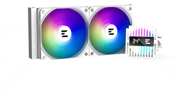 Zalman Zalman ALPHA2 A24 WHITE system chłodzenia komputerów Procesor Chłodnica cieczy all-in-one 12 cm Biely