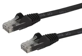 StarTech Snagless čierny / Patch kábel / UTP Cat6 / RJ-45 / 10 m / PoE (N6PATC10MBK)