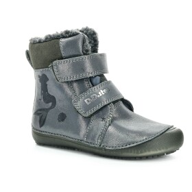 D.D.Step DDStep W063-52263A tmavo šedé zimné barefoot topánky 28 EUR