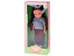 Mamido Lovely Girl Bábika s dlhými hnedými vlasmi v športovom oblečení 33 cm