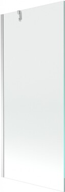 MEXEN/S - Next vaňová zástena FIX 80x150, transparent, chróm 895-080-000-00-00-01