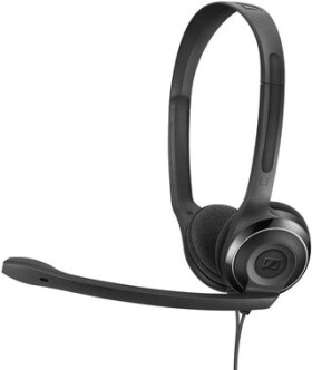 EPOS Headset PC 8 USB Stereo čierna / headset - obojstranné slúchadlá s mikrofónom / USB / 2m (504197)