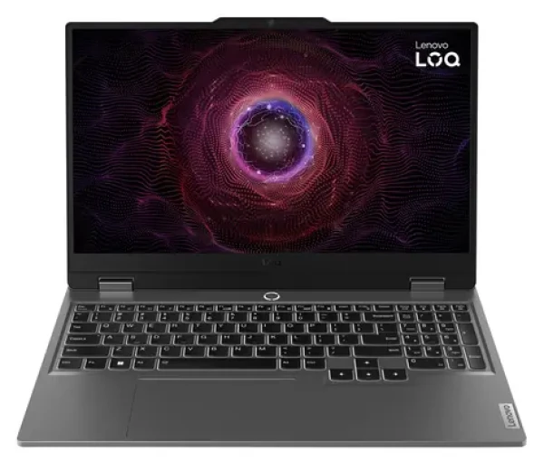 Lenovo LOQ 15ARP9 sivá / Notebook / 15.6" FHD / AMD RYZEN 5 7235HS / 16GB / 512GB SSD / RTX 4050 6GB / W11H (83JC00N6PB)