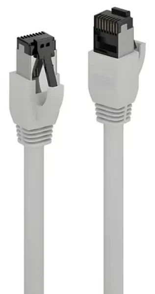 Lindy šedá / Patch kábel / Cat 8.1 S/FTP / RJ45-RJ45 / 0,3 m (47440)