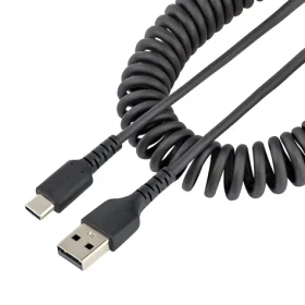 StarTech USB-A na USB-C 1 m / Nabíjací kábel / krútený / odolný / USB 2.0 (R2ACC-1M-USB-CABLE)
