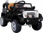 Lean Cars Elektrické autíčko Jeep JJ245 2x25w 2x6V 45ah čierna