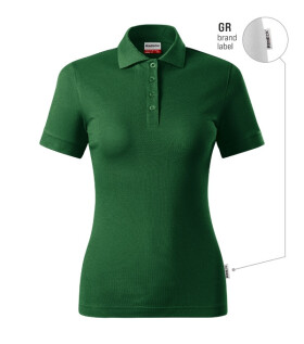 Dámske tričko Resist Heavy Polo bottle green 06 (štítok značky) XL