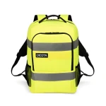 Dicota Backpack HI-VIS Base žltý / Batoh s vreckom na notebook / 24 l / rPET (P20471-17)