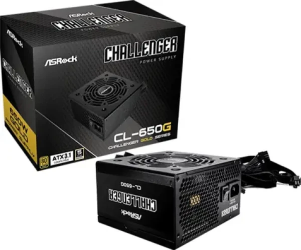 ASRock Challenger CL-650G/ATX/650W/80 PLUS Gold/120mm (CL-650G)