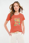 Volcano T-Shirt T-VALERY Coral S