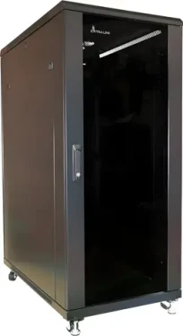 Extralink 37U 800x800 čierna / Stojanový rozvádzač / 19" / Šírka 800 mm / Hĺbka 800 mm / nosnosť 800 kg (EX.14435)